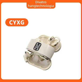 Vezeték nélküli sport fülcsipeszes fejhallgató – Bluetooth 5.4, 15 m hatótáv, IPX4, 4–8 óra üzemidő, sztereó hang alacsony késleltetéssel