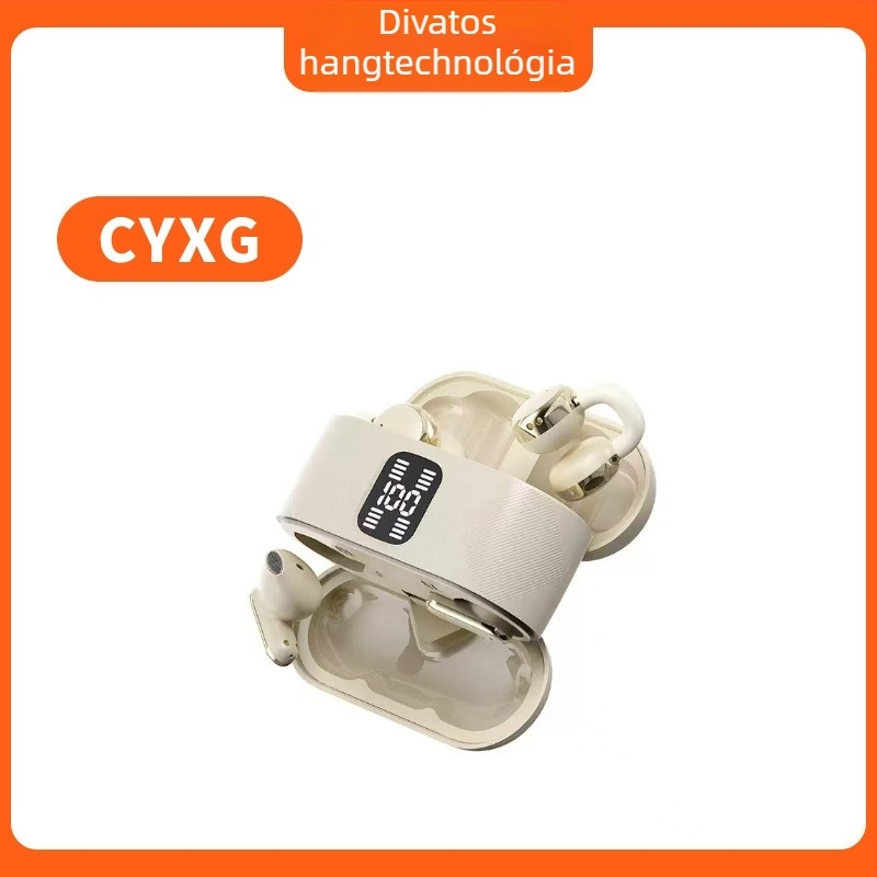 Vezeték nélküli sport fülcsipeszes fejhallgató – Bluetooth 5.4, 15 m hatótáv, IPX4, 4–8 óra üzemidő, sztereó hang alacsony késleltetéssel