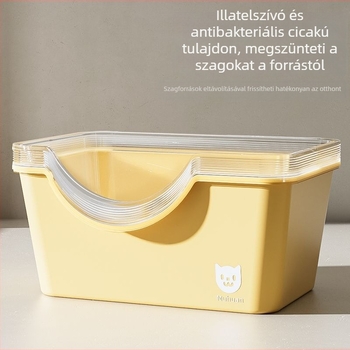 Macskaalomtálca - egyszer használatos cserélő mag, félig zárt, illatmentes, PVC anyag