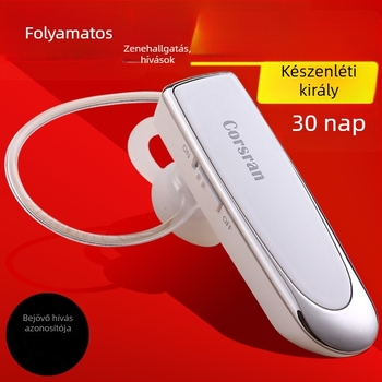 Kexin Lang K200 Bluetooth headset — egyoldalas, sportos dizájn, Bluetooth 5.0, 10 m hatótávolság, 8+ óra akkumulátor-üzemidő, Bottong BK chip
