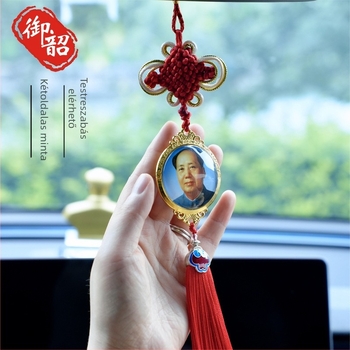 Autómedál Mao Ce-tung portréval, K9 kristály, Xiang jian, Modern stílus
