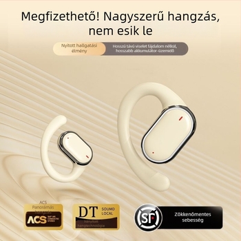 LENAPILY Fülre helyezhető vezeték nélküli fülhallgatók, Bluetooth 5.0, IPX5 vízálló, 8+ órás üzemidő, Digitális kijelző, 10 m hatótávolság