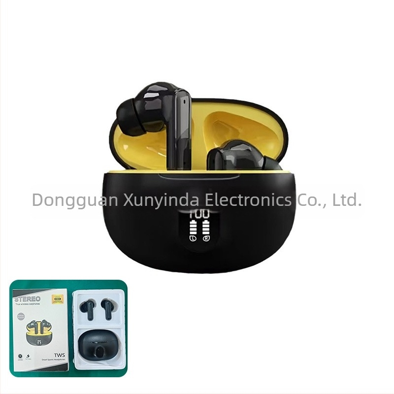 Chengruida Vezeték nélküli Bluetooth fülhallgatók 5.3, IPX7 vízálló, több mint 8 óra üzemidő, esports alacsony késleltetés, kétoldalú sztereó hang