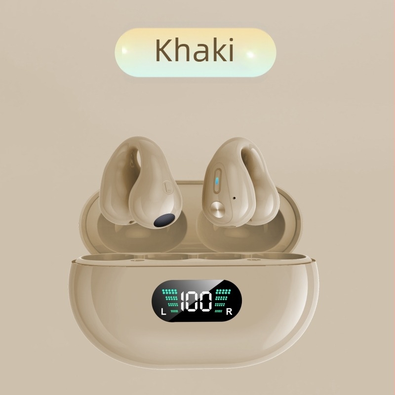 Klipes típusú vezeték nélküli Bluetooth headset, Bluetooth 5.3, 10 m hatótávolság, 4–8 óra üzemidő, sztereó