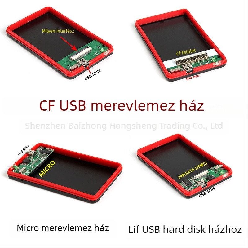 BZHS külső merevlemez-ház, modell 10061