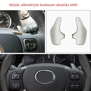 Kormánykerék-váltó paletták Lexus IS-hez (2006-2012) – ABS, tömeg 60 g, YY márka, Guangdong eredet, kompatibilis IS250/IS300/IS350/IS350C