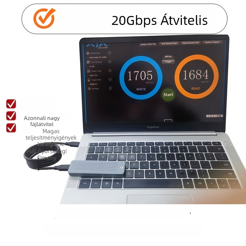 L-alakú USB-C 3.2 Gen2 adatkábel, két végű csatlakozóval, PD gyors töltés, 4K kijelző támogatás