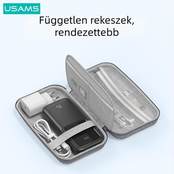 PowerBank tároló táska mobil eszközökhöz és kiegészítőkhöz | Modell ZB290, Usams, OEM, 2024