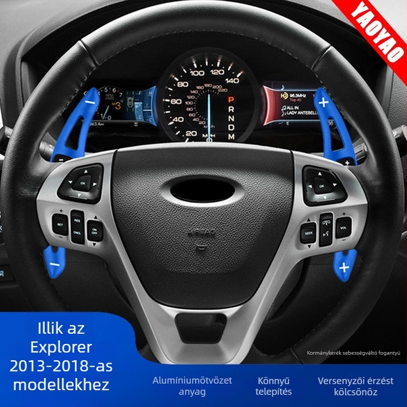 Alumíniumötvözetű váltókapcsoló lapátok Ford Explorerhez, 2013-2018, YY márka, 120 g