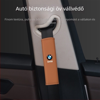 Autóbiztonsági öv vállpárna mikro szálas bőrrel, logónyomtatás, testreszabható, LIKE BIAO, 50 g