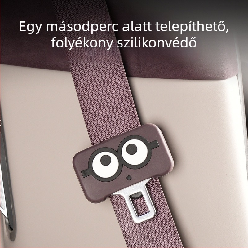 Yu7 szilikon biztonsági öv védő — belső autóba tervezett cartoon csatvédő — dekoratív kiegészítő | Modell: Yu7 | Márka: Nothing | Anyag: Szilikon