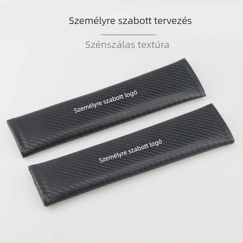 Autóöv vállvédő - bőr, logónyomtatás, testreszabható, dekoratív