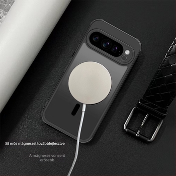 Google Pixel 10p védőtok bőrszerű érzetű, matt felületű, minimalistikus teljes védelem, mágneses rögzítés, kompatibil Pixel 9 és 8/7A/6