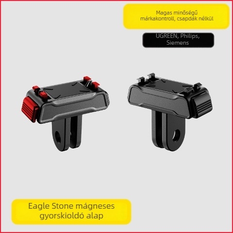 Mágneses gyorsoldó alap Insta360 X5/X4 Air és AcePro2 készülékhez, ötvözet alumínium + műanyag, országos garancia
