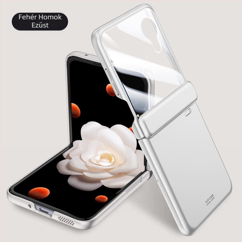 Honor Magic V Flip TPU tok, bőrbarát felület, kopásálló, ütésálló, zsanérvédő