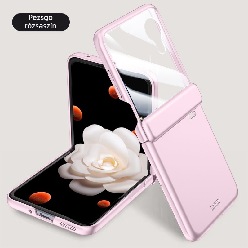 Honor Magic V Flip TPU tok, bőrbarát felület, kopásálló, ütésálló, zsanérvédő