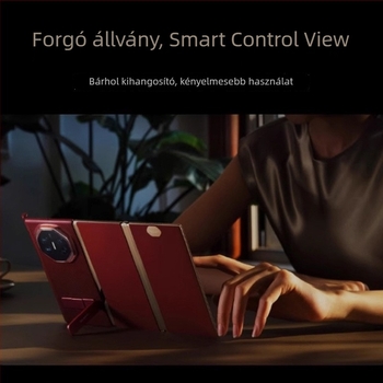 Huawei Mate X/XTS védőtok zsanárral és beépített állvánnyal, háromrészes összecsukható