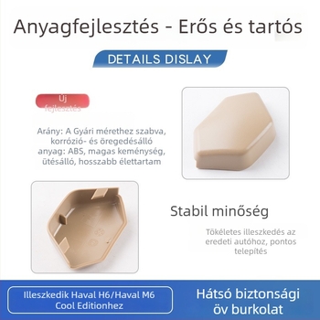 Hátsó biztonsági öv csavarfedél Great Wall Harvard H6, Haval M6 és Coolpad modellekhez — regulátor kiegészítő