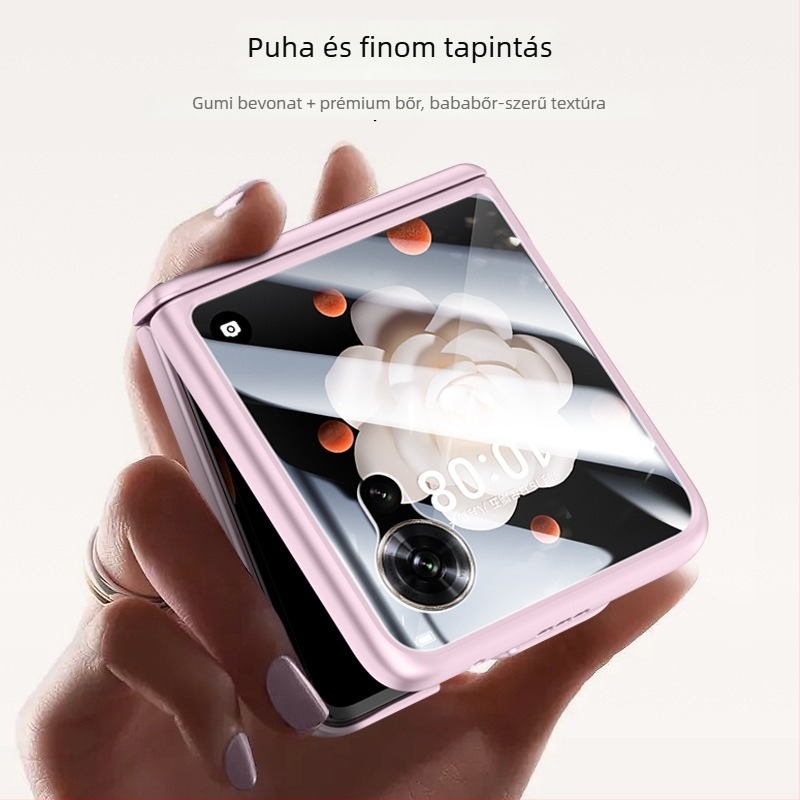 Honor MagicVflip telefonvédő tok, Vflip zsanér, műbőr, bőrbarát