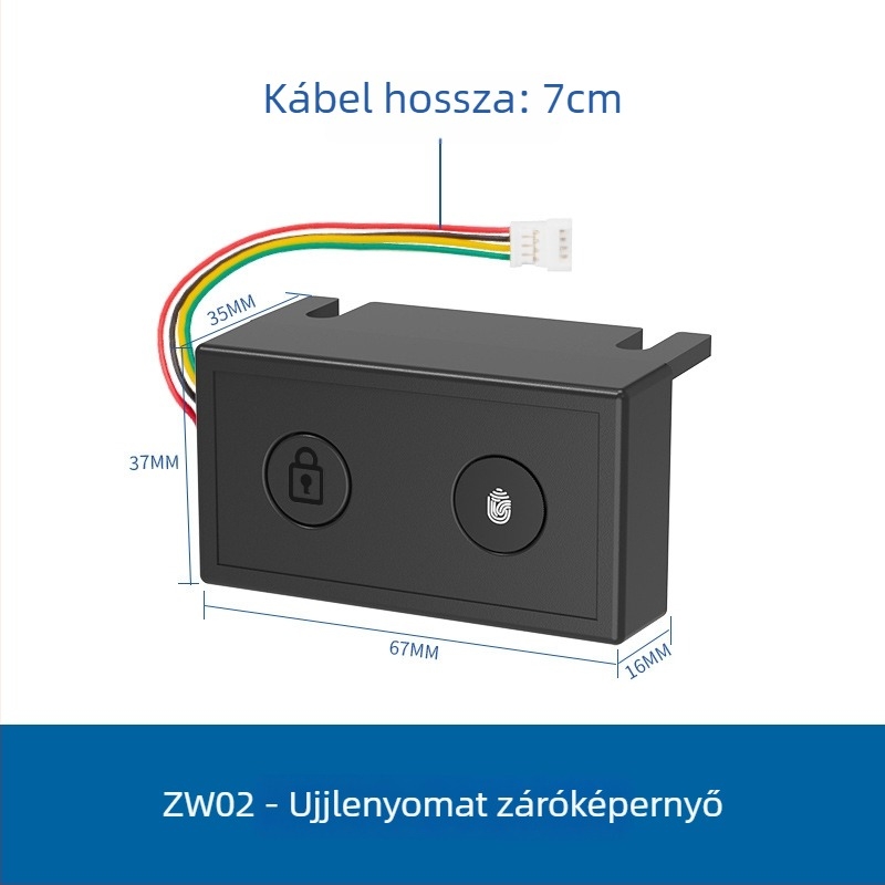 ZW01 USB ujjlenyomat Windows Hello – számítógépekhez, Windows 10/11 kompatibilis, boot közben és a bejelentkezési képernyőn