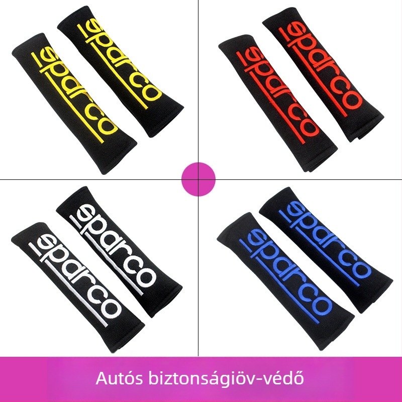 Hosszított autóöv vállpárna - puha plüss védőburkolat