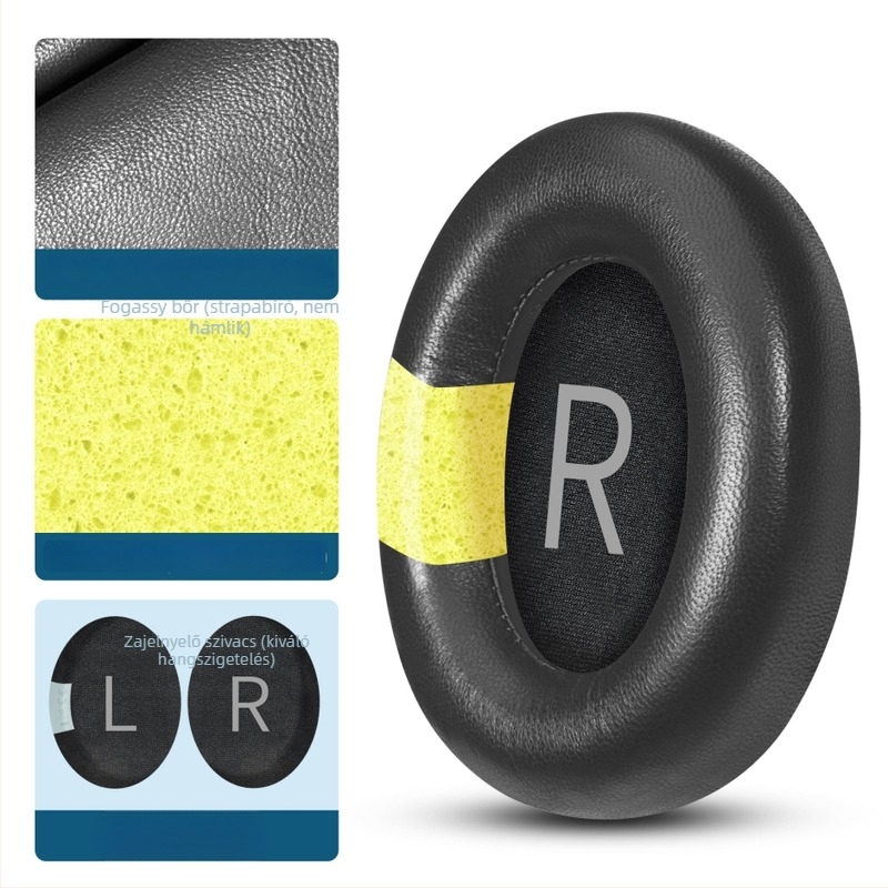 Bőr fülhallgató tok az Ear clothes-tól, modell Headphone cover, fülhallgatókhoz