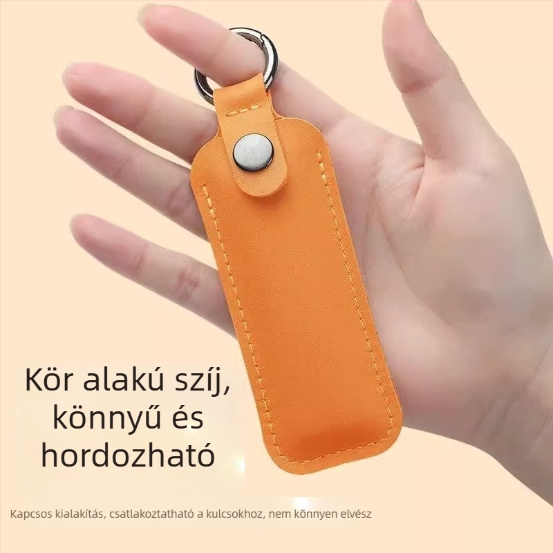 Bőr USB-meghajtó védőtok, anti-lost és anti-scratch védelemmel, autóban használható
