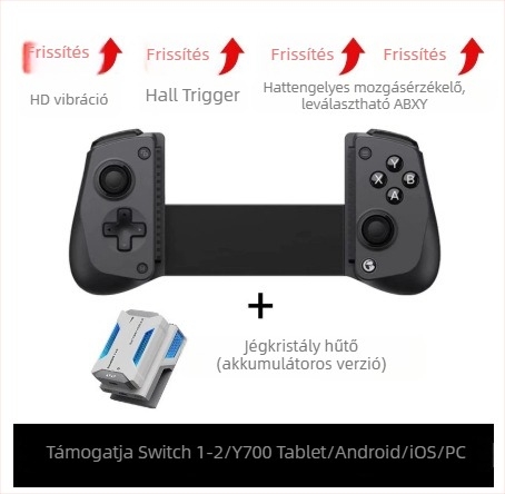 Vezeték nélküli játékkontroller Switch 2-höz – Hall joystick, Hall kapcsoló, mozgásérzékelés, rezgés