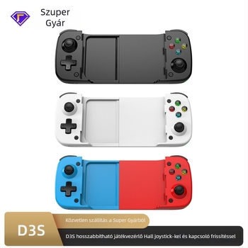 Bluetooth játékkontroller USB-C-vel, rezgés, mód-gyorsító gomb, kompatibilis Switch/PC/Android/iOS