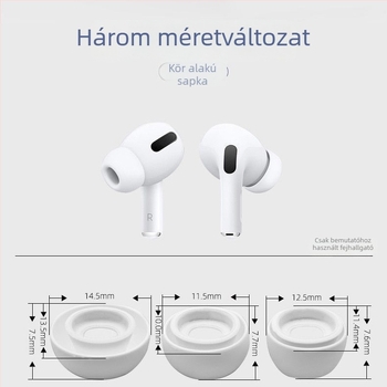 Szilikon fülvédők AirPods Pro/Pro2-höz – zajcsökkentő, univerzális kompatibilitás, Dongguan, raktáron