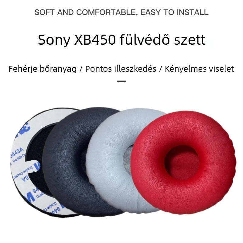 Sony MDR-XB450/550 fülpárnák — Kényelmes viselet; Modell MDR-XB450/550; Kompatibilis Sony MDR-XB 450/550; OEM feldolgozás