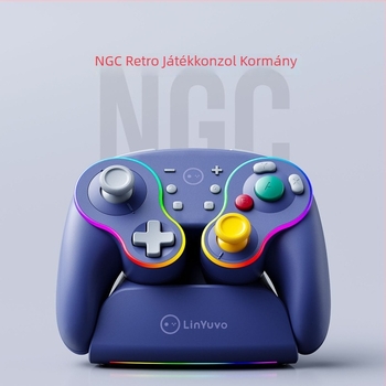 N9 játékvezérlő, NGC interfész, vezeték nélküli kapcsolat, Switch-kompatibilis, rezgés