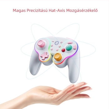 N9 játékvezérlő, NGC interfész, vezeték nélküli kapcsolat, Switch-kompatibilis, rezgés