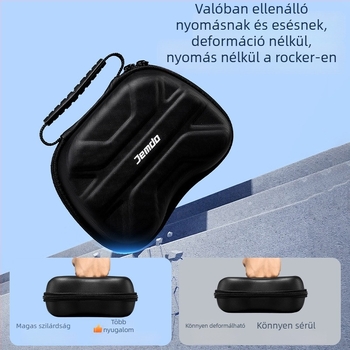 Jemdo játékvezérlő tároló táska EVA anyagból – esésálló és vízálló, kompatibilis Switch Pro, Xbox és PS5 (modell Ksnp-971)