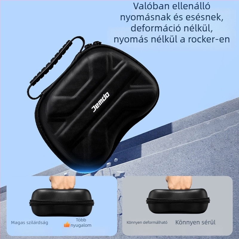 Jemdo játékvezérlő tároló táska EVA anyagból – esésálló és vízálló, kompatibilis Switch Pro, Xbox és PS5 (modell Ksnp-971)