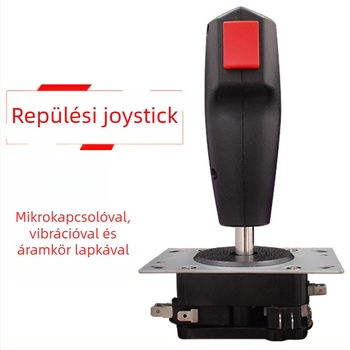 BLEE YA0006 játék joystick rezgéssel, PS/2 interfész, fém/PVC szerkezet, OEM feldolgozás, kompatibil VR berendezésekkel és arcade gépekkel