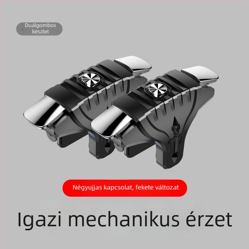 Négyujjas játékvezérlő F01, ABS + fém kivitel, PS/2 csatlakozás, Force Feedback, kompatibilis okostelefonnal