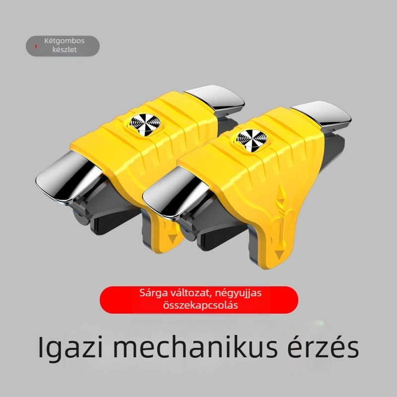 Négyujjas játékvezérlő F01, ABS + fém kivitel, PS/2 csatlakozás, Force Feedback, kompatibilis okostelefonnal