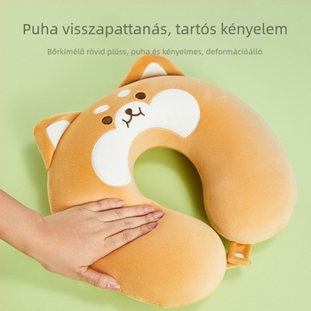 MINISO Shiba Inu sorozat memóriahabos U alakú párna, rajzfilmszerű stílus, 2 kg+