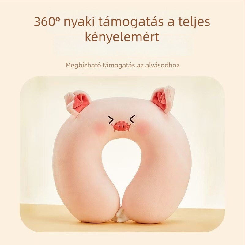 MINISO Shiba Inu sorozat memóriahabos U alakú párna, rajzfilmszerű stílus, 2 kg+
