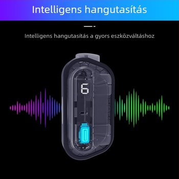 HKII JH8 Bluetooth játékkontroller TYPE-C csatlakozással, hangvezérléssel, kompatibilis iOS és Android