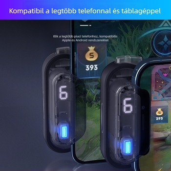 HKII JH8 Bluetooth játékkontroller TYPE-C csatlakozással, hangvezérléssel, kompatibilis iOS és Android