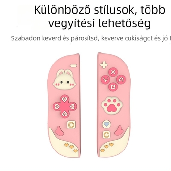 Nintendo Switch 2 védőtok szilikon markolattal (ABS + szilikon, injekciós öntés, kompatibilis Switch 2 kézi változattal, védő burkolat)