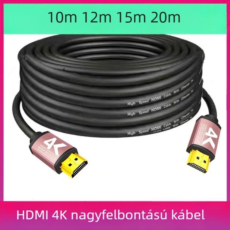 HDMI hosszabbító kábel 4K2.0 monitorhoz és projektorhoz, erősített jel