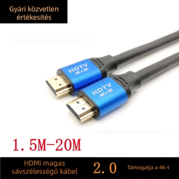 HDMI 2.0 kábel set-top boxhoz – rézzel bevont acél vezeték, kézi hegesztés, HDMI interfész