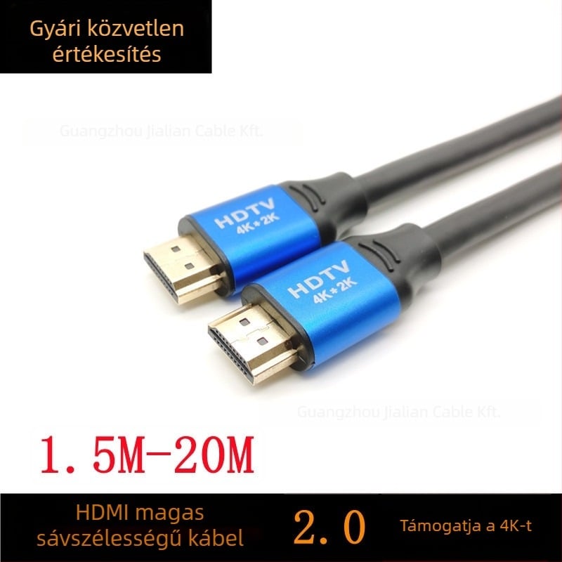 HDMI 2.0 kábel set-top boxhoz – rézzel bevont acél vezeték, kézi hegesztés, HDMI interfész