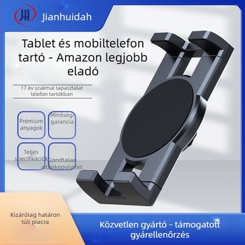 Autófejtámlára szerelhető tabletás/telefonos tartó - univerzális a hátsó üléshez, snap-on rögzítés