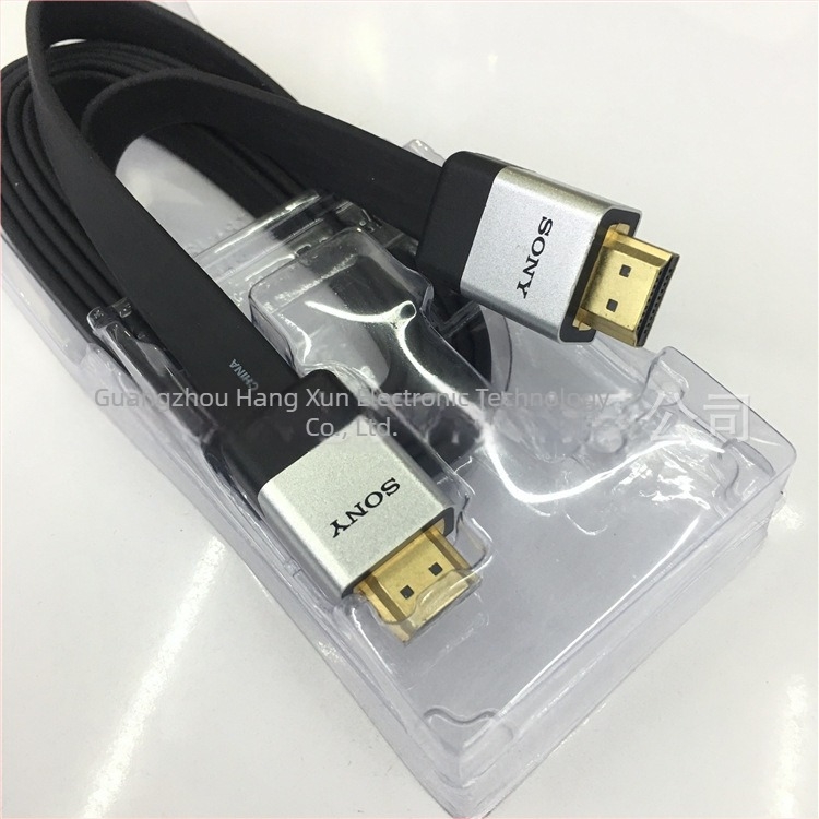 HDMI-kábel aranyozott érintkezőkkel és réz vezetővel, HDMI szabvány interfész, OEM elérhető