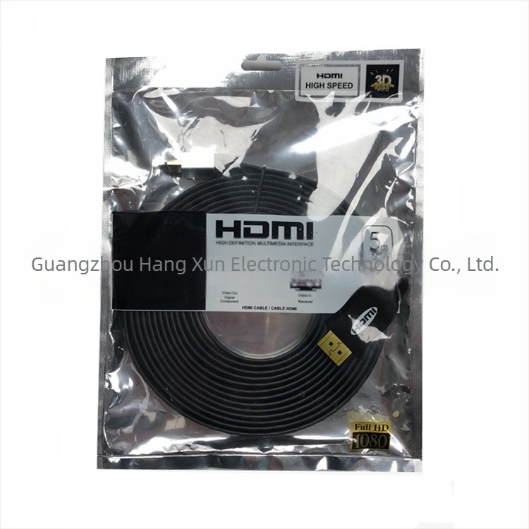 HDMI-kábel aranyozott érintkezőkkel és réz vezetővel, HDMI szabvány interfész, OEM elérhető