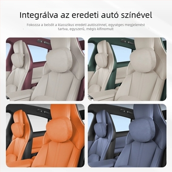 Univerzális mágneses fej- és deréktámasz párna autóhoz, Xiaomi Yu7-kompatibilis, velúr külső, töltet szintetikus rostokból